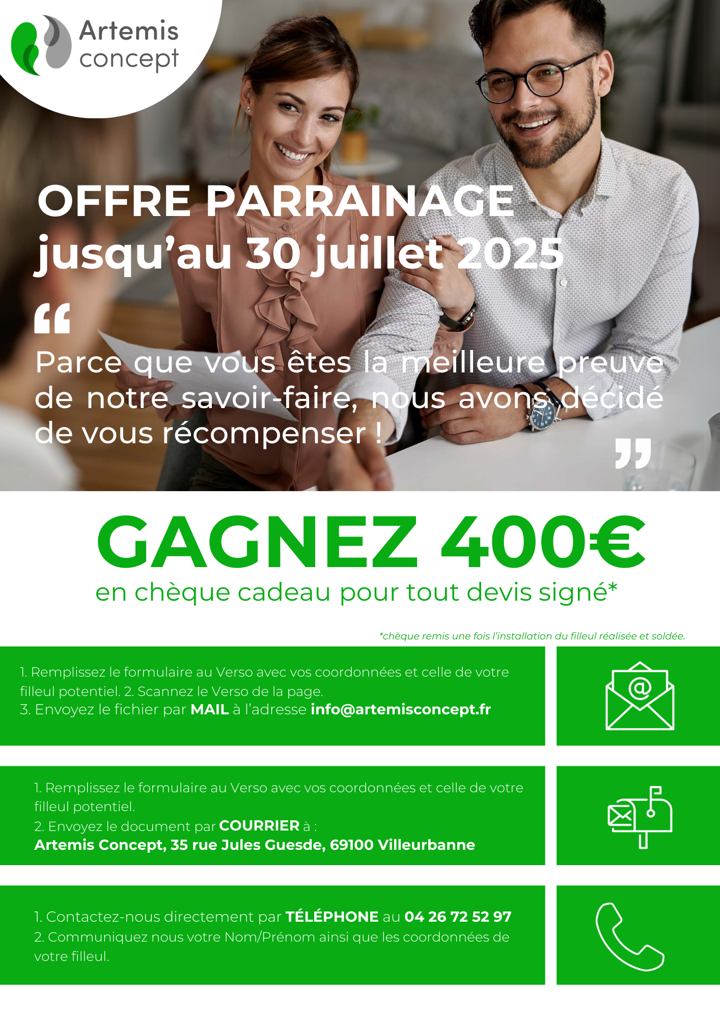 parrainage artemis concetpt